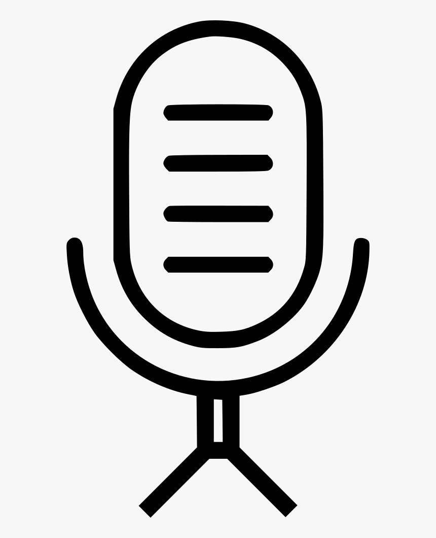 Microphone Radio Vintage Mic - Radio Icon Transparent, HD Png Download, Free Download