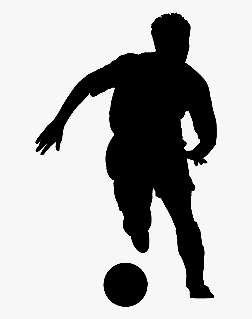 Football Player Wall Decal Espérance Sportive De Tunis - Playing Soccer Outline, HD Png Download, Free Download