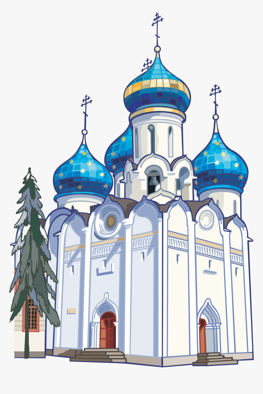 Russia Temple Church Clip Art - Church Clip Art, HD Png Download, Free Download