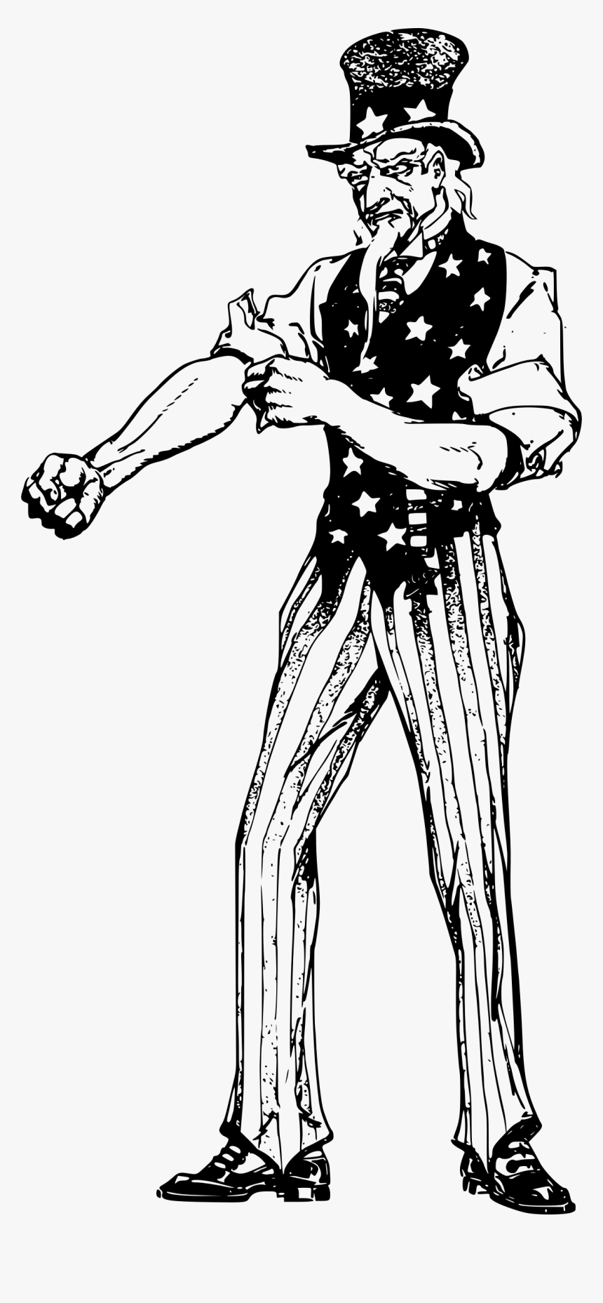 Uncle Sam Standing Up, HD Png Download, Free Download