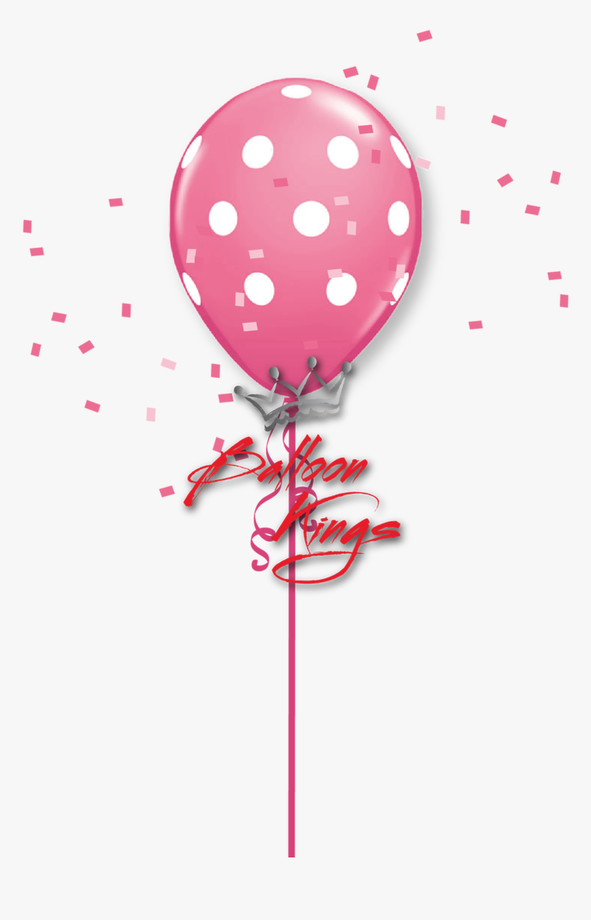 11in Rose Polka Dots - Pink Polka Dot Balloons, HD Png Download, Free Download