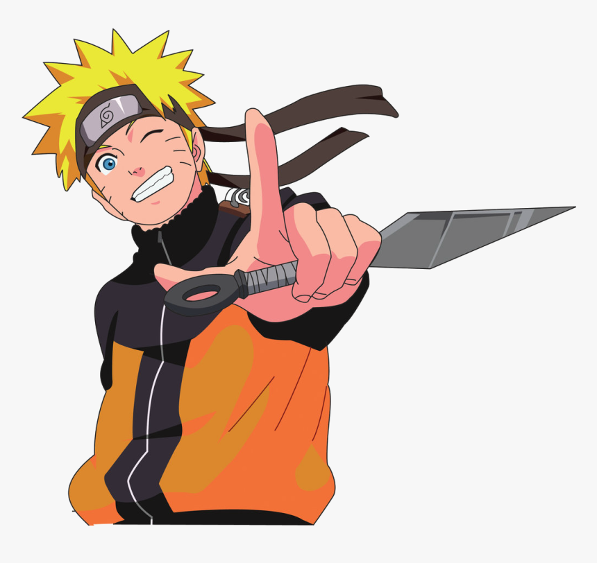 Naruto Png Images - Naruto With Kunai, Transparent Png, Free Download