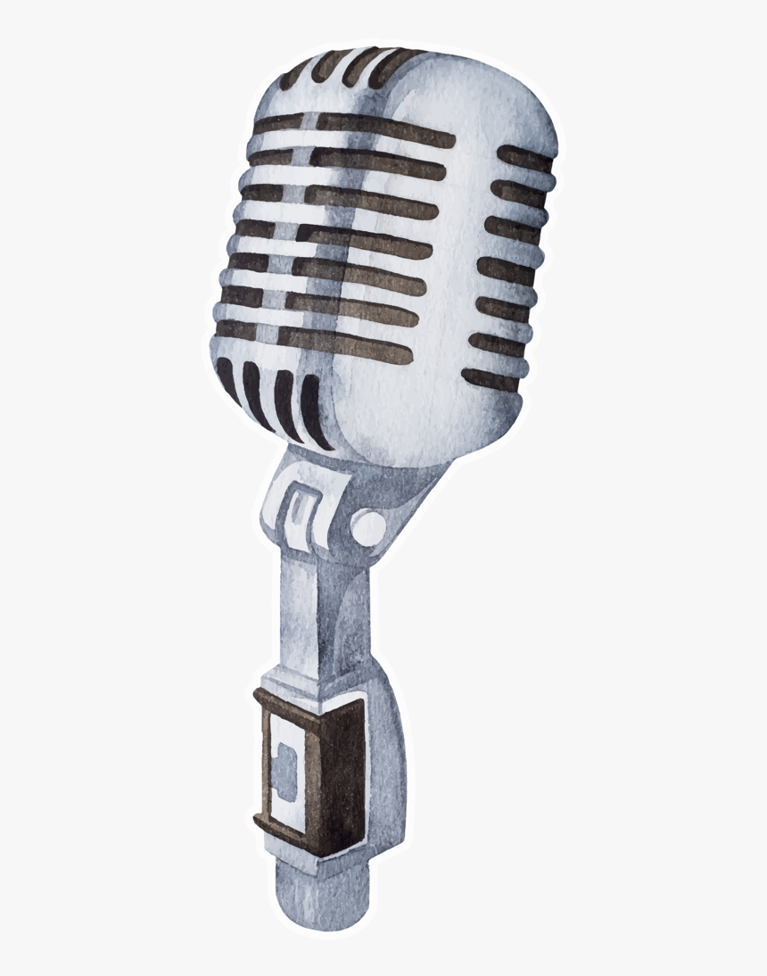sleep Toxic director Retro Microphone - New - Microphone Prop Transparent Background, HD Png  Download - kindpng