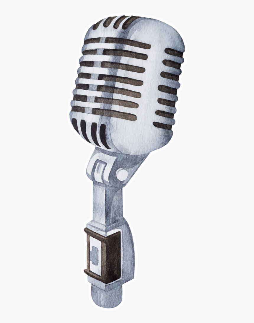 Retro Microphone - New - Microphone Prop Transparent Background, HD Png Download, Free Download