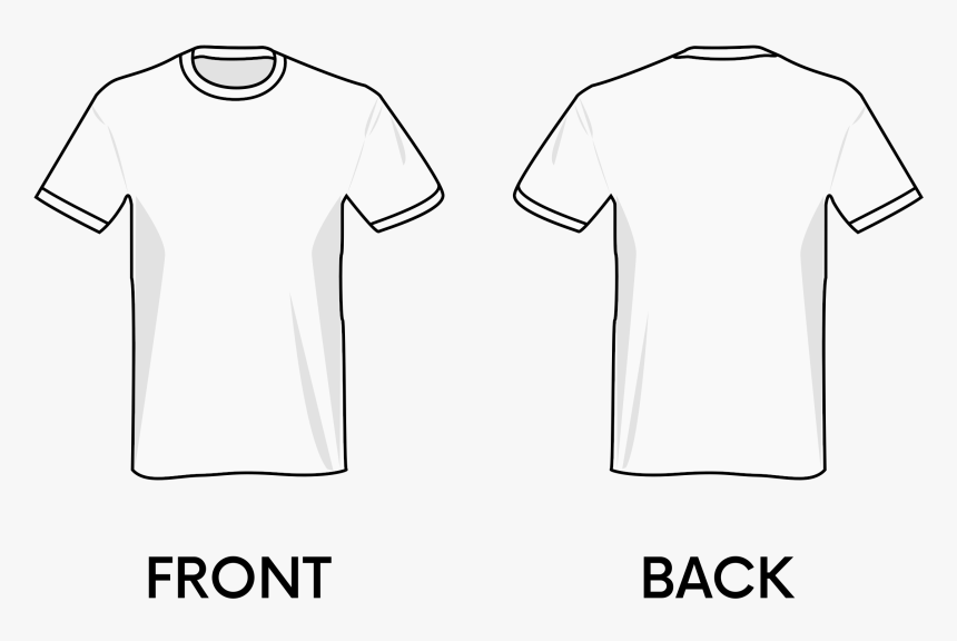 Transparent T Shirt Front And Back Clipart Polo Shirt Design Template Png Png Download Kindpng