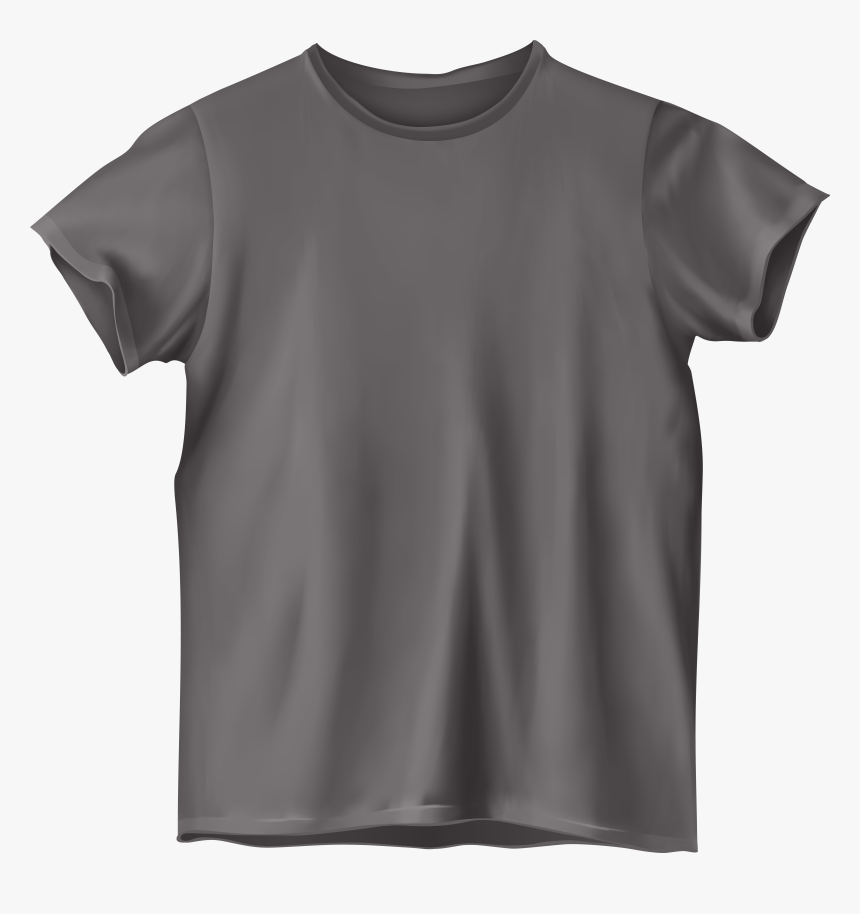 grey t shirt transparent