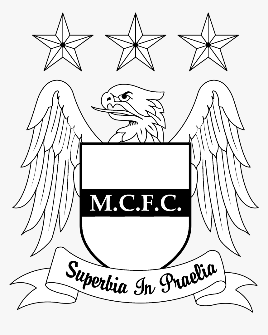 Transparent City Clipart Black And White Png - Manchester City Logo 2010, Png Download, Free Download