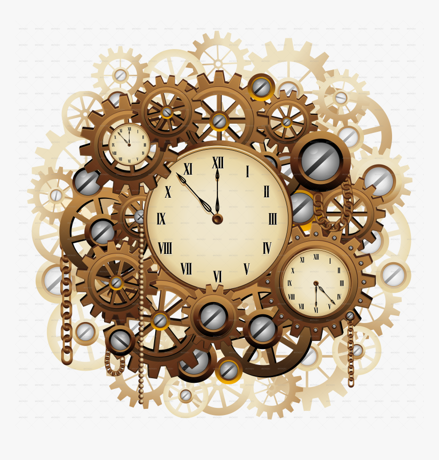 Transparent Gears Png - Clocks And Gears Png, Png Download, Free Download