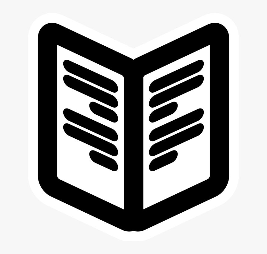 Angle,text,symbol - Png Book Mono Icon, Transparent Png, Free Download