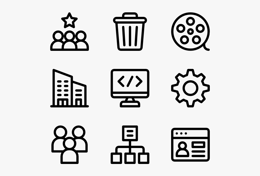 Clip Art Packs Vector Svg - Content Icons, HD Png Download, Free Download