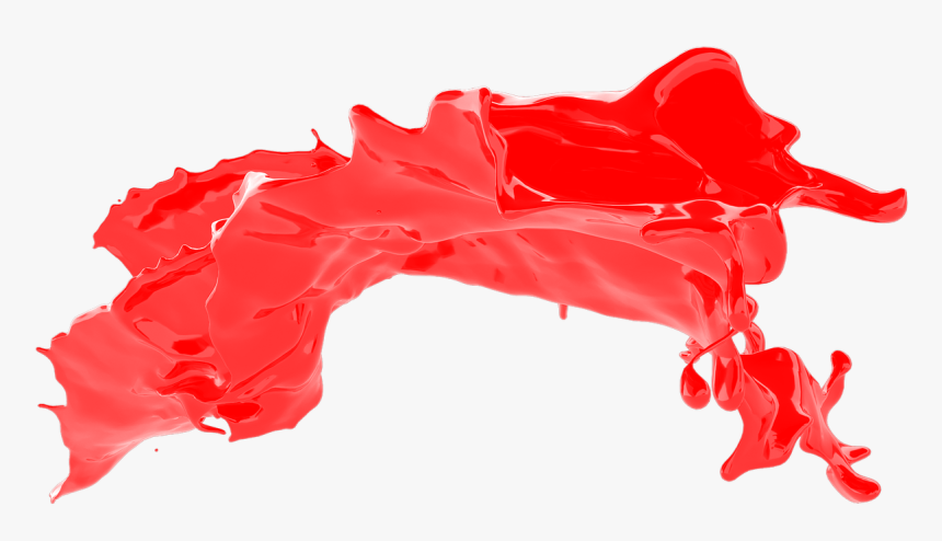 Red Watercolor Splash Png, Transparent Png, Free Download