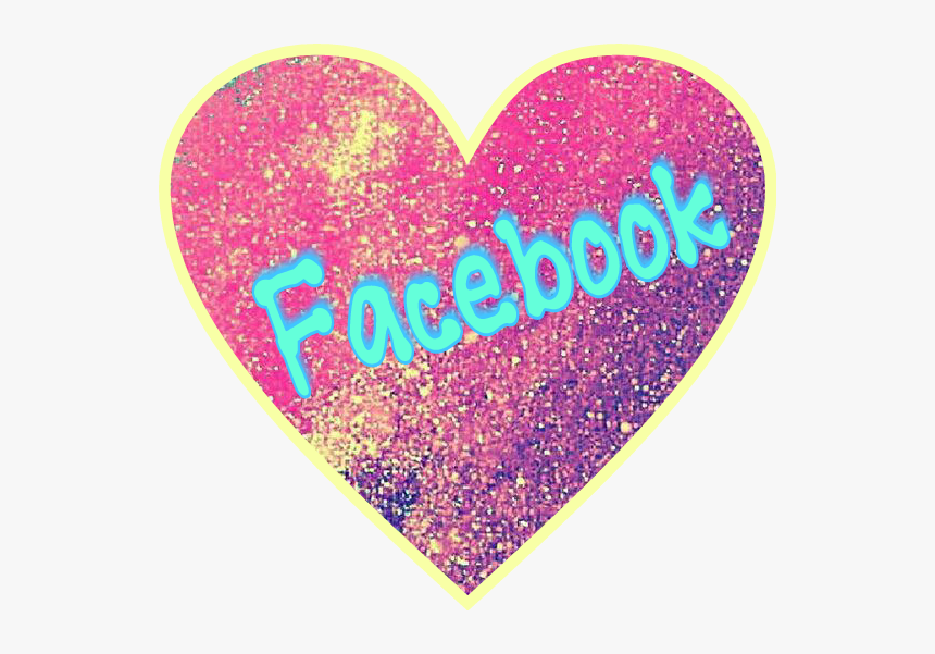 #facebook #glitter #heart #icon - Heart, HD Png Download, Free Download