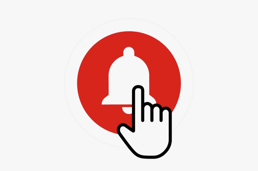 Youtube Bell Icon Png Transparent - Icon Youtube Notification Bell, Png Download, Free Download