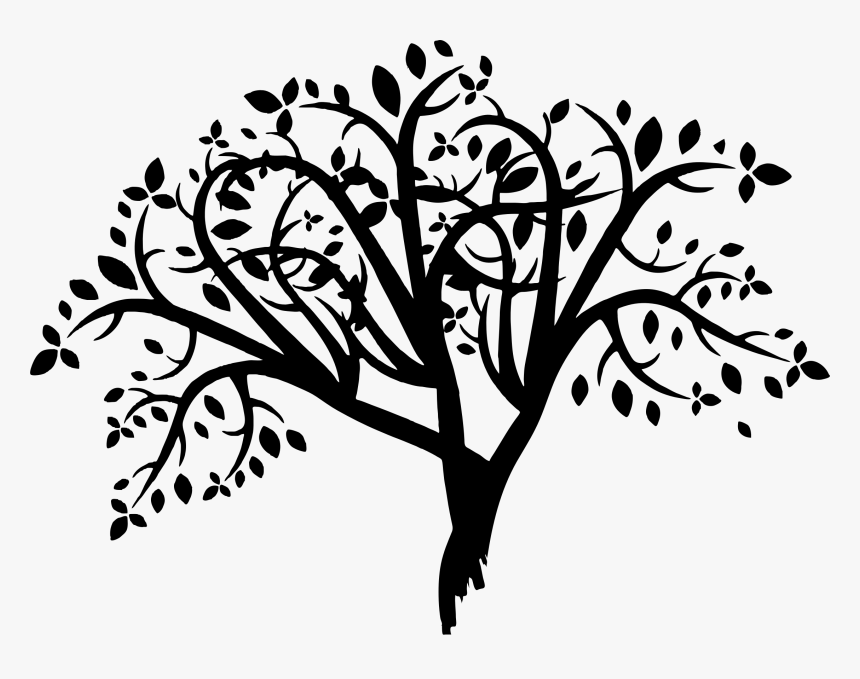 Silhouette Icons Png - Abstract Tree Png Vector, Transparent Png, Free Download