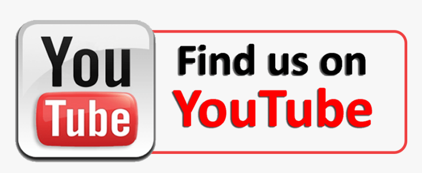 Find Us On Youtube Clip Arts - Find Us On Youtube Button, HD Png Download, Free Download