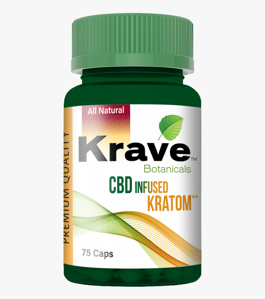 Krave Botanicals Bali Kratom, HD Png Download - kindpng.