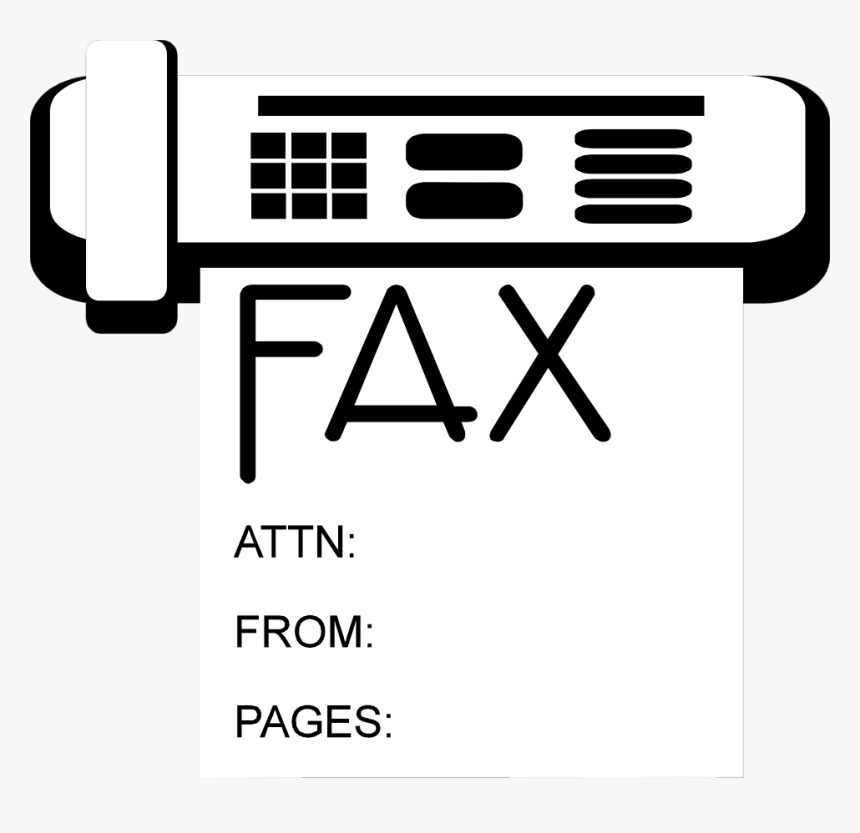 Fax Vector Machine - Fax, HD Png Download, Free Download
