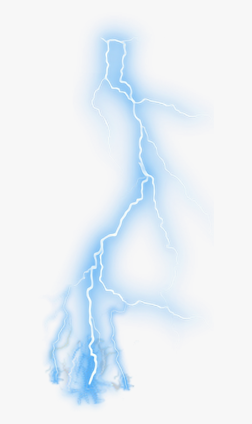 #lightning #lightningbolt #neon #bluelightning #storm - Thunderstorm Png, Transparent Png, Free Download