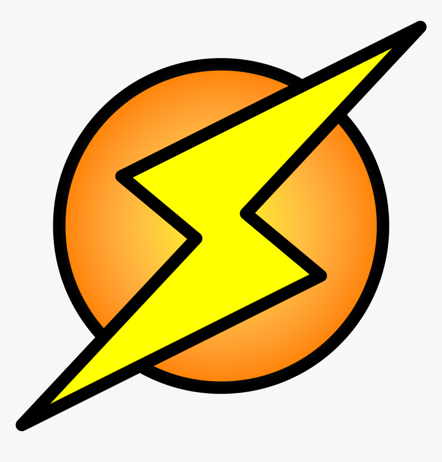 Lightning Bolt Icon Circle, HD Png Download, Free Download