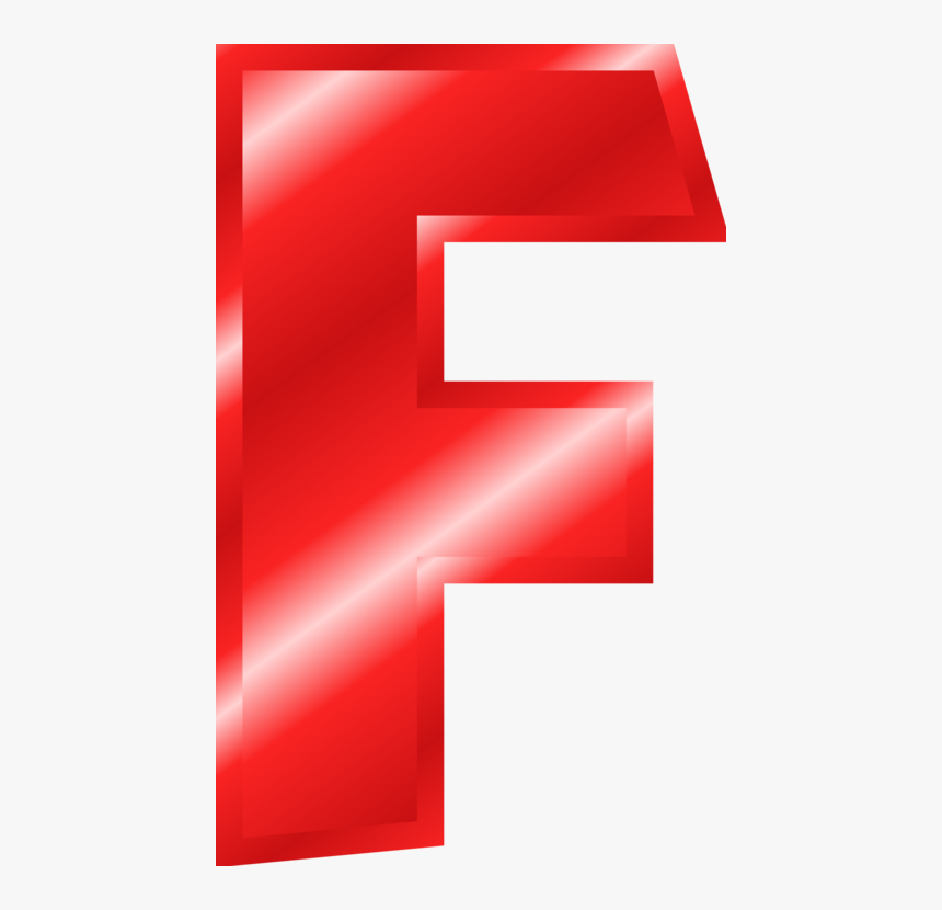 Letter F Png - Letter F Red Clipart, Transparent Png, Free Download