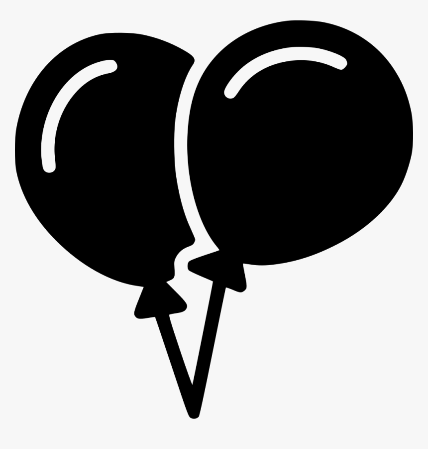 Balloons - Black And White Balloons Clipart, HD Png Download, Free Download