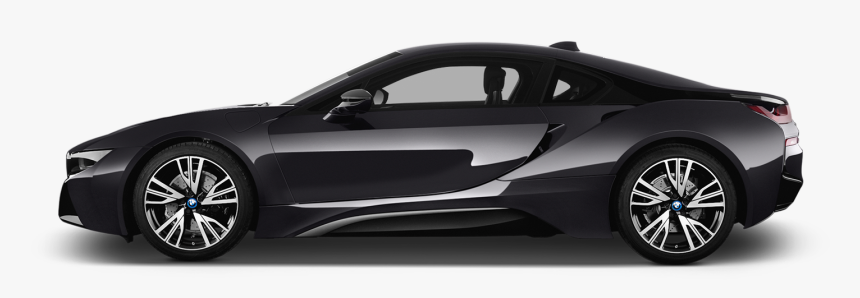 Bmw I8 Black Side View, HD Png Download, Free Download