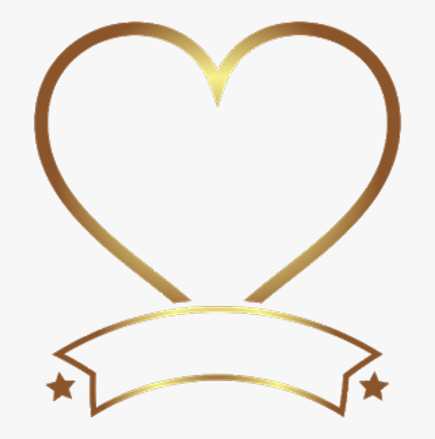 Gold Hearts Clip Art - Transparent Oval Frame Png, Png Download, Free Download