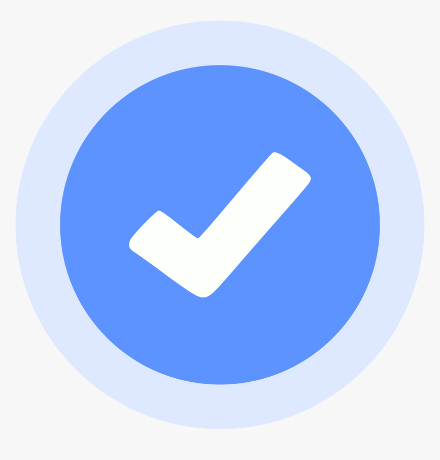 Facebook Checkmark - Transparent Facebook Verification Logo, HD Png Download, Free Download