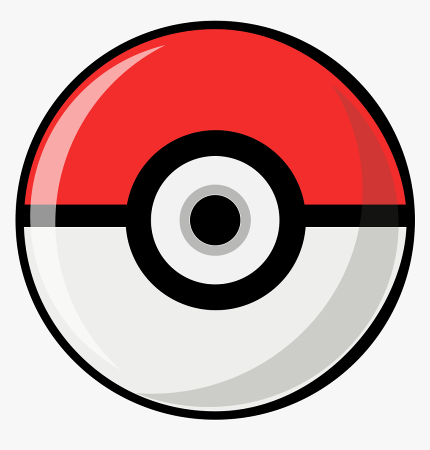 Pokemon Red Pokeball Clip Art - Transparent Pokemon Clip Art, HD Png Download, Free Download