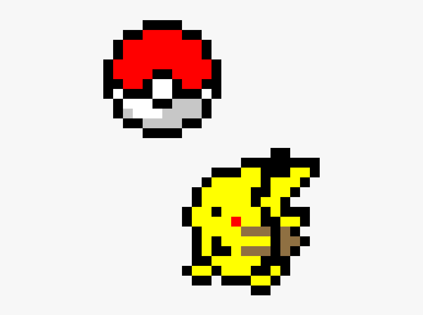 Pixel Pokeball Png - Cat Easy Pixel Art, Transparent Png, Free Download