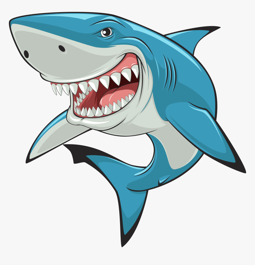 Vector Great Hammerhead White Shark Free Hq Image Clipart - Shark Vector, HD Png Download, Free Download