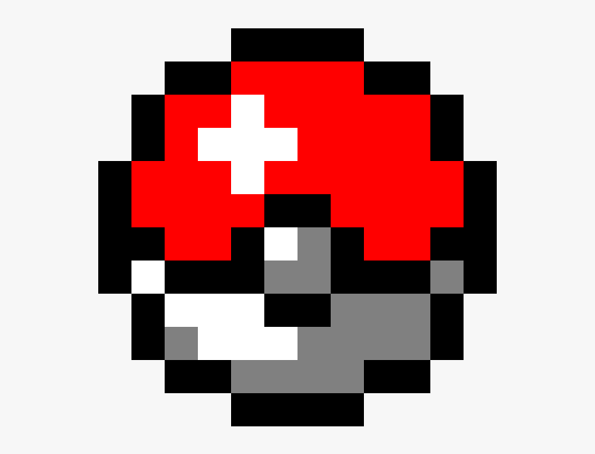 Transparent Pokeball Png - Master Ball Pixel Art, Png Download, Free Download