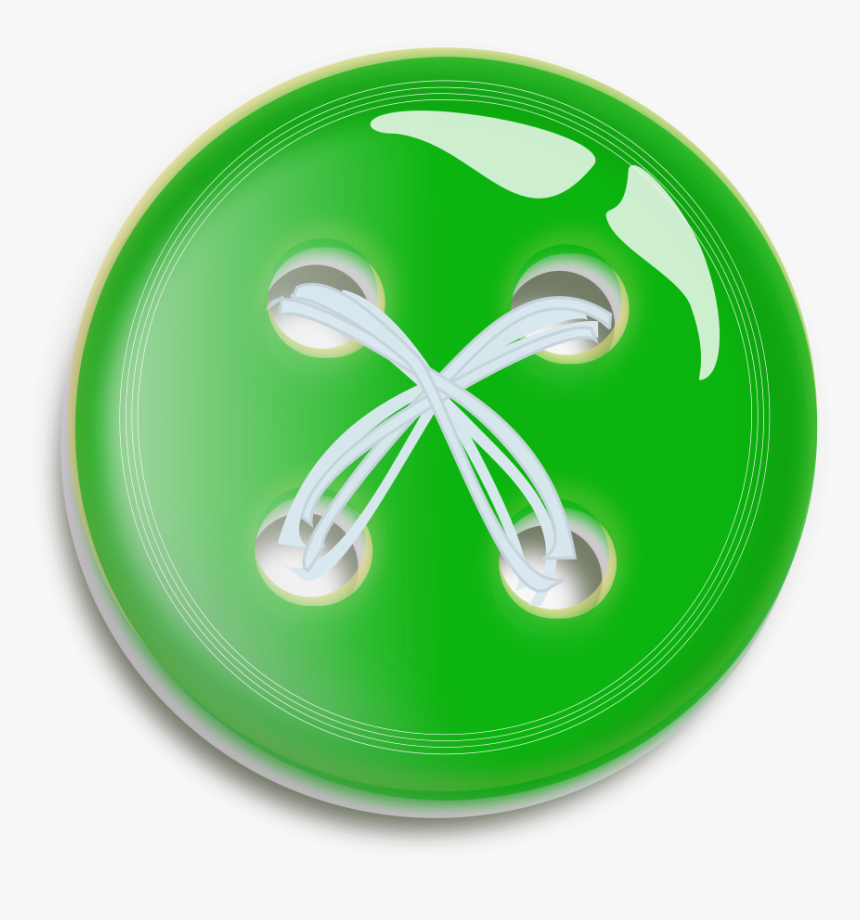 Green Clothing Button Png, Transparent Png, Free Download