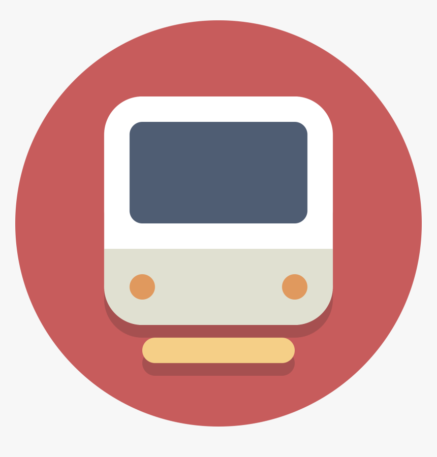 Clipart Train Icon - Train Icon Circle, HD Png Download, Free Download