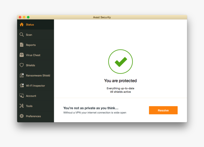 Transparent Avast Icon Png - Avast Antivirus For Mac, Png Download, Free Download