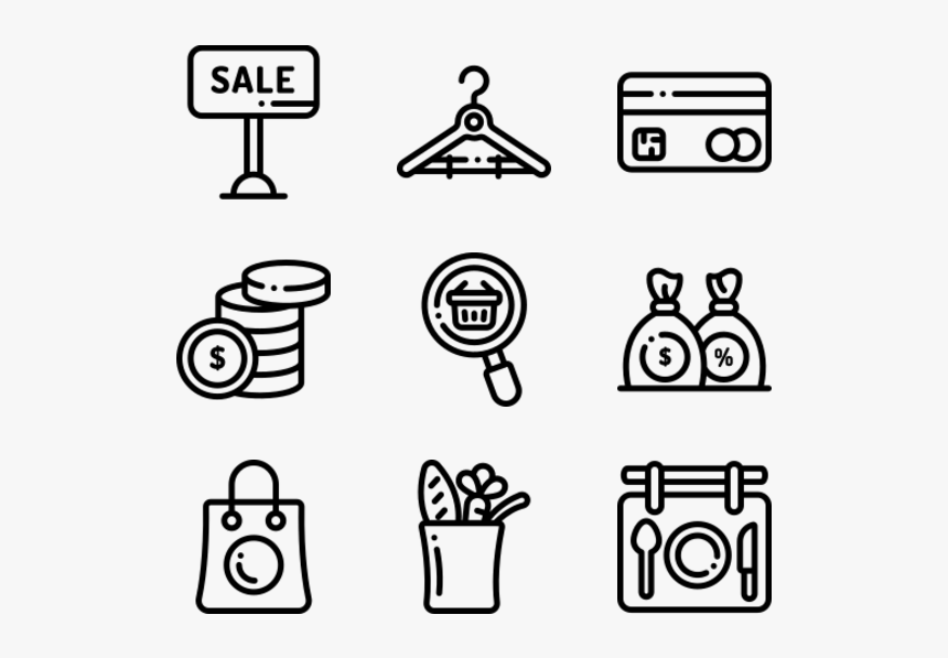 Supermarket - Railroad Icons, HD Png Download, Free Download