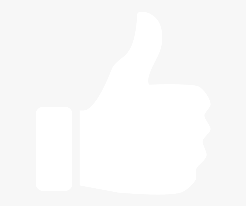 Transparent Facebook Like Thumbs Up Png - White Thumbs Up Png, Png Download, Free Download