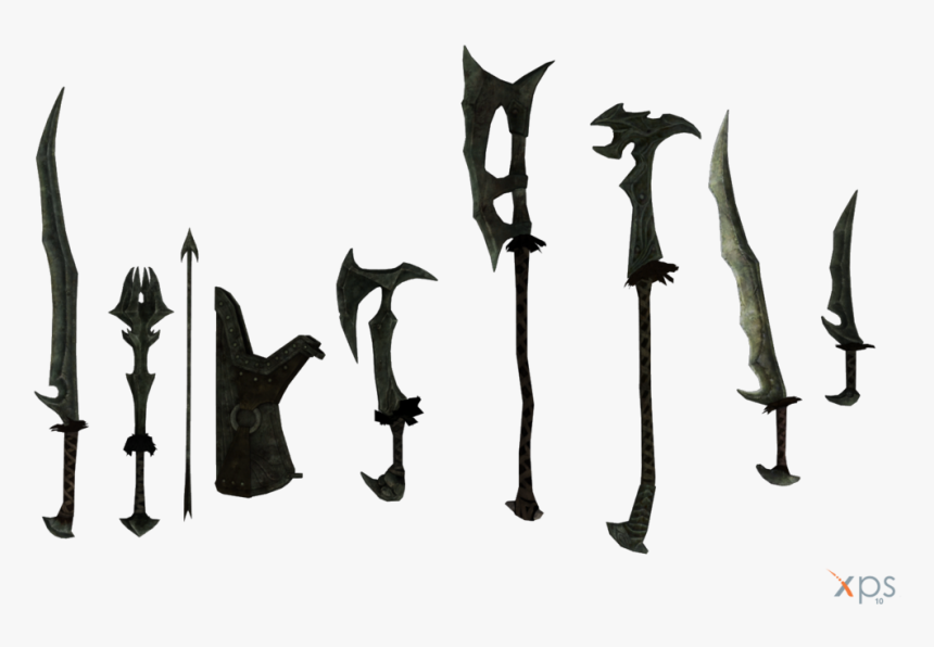 The Elder Scrolls V - All Orc Weapons Skyrim, HD Png Download, Free Download