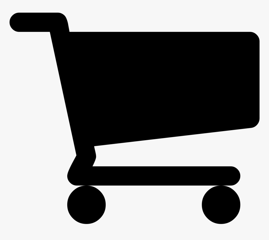 Cart Clipart Shop Now - Black Shopping Cart Icon, HD Png Download, Free Download