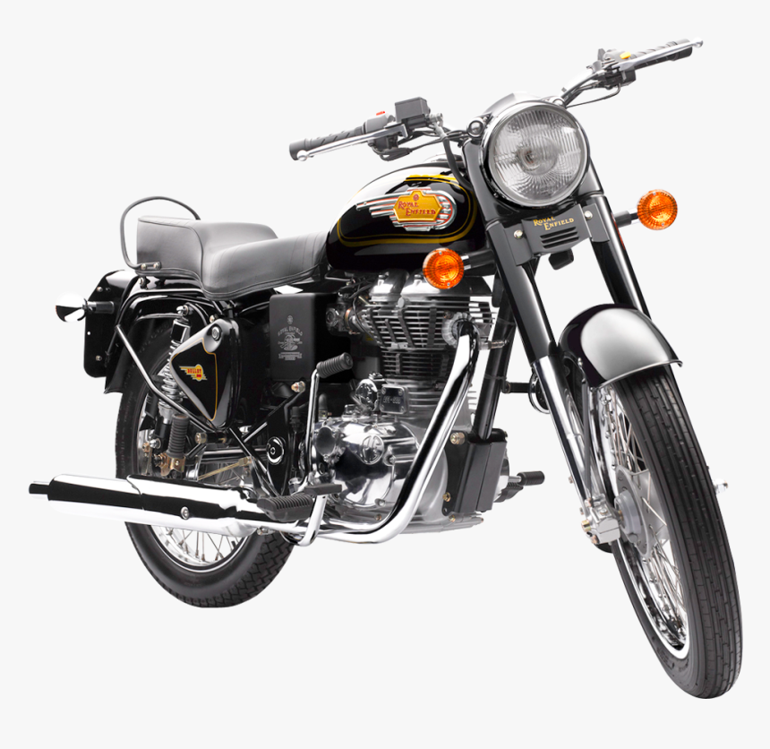 Royal Enfield Bullet 500 Motorcycle Bike Png Image - Classic 350 Side Bag, Transparent Png, Free Download