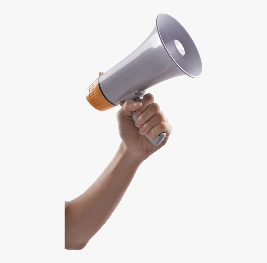 Megaphone Png - Hand With Megaphone Png, Transparent Png, Free Download