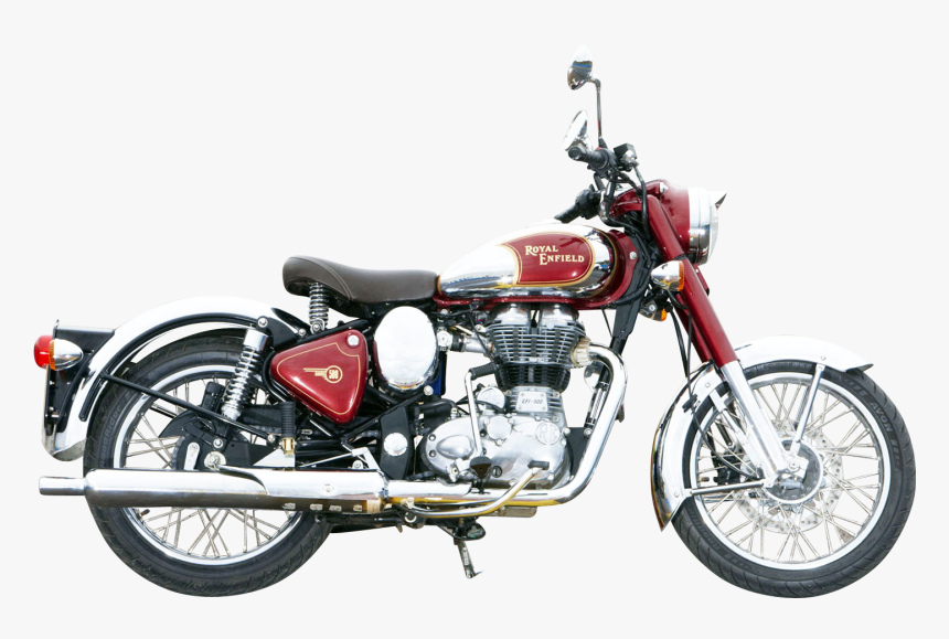 Royal Enfield Classic Chrome Motorcycle Bike Png Image - Royal Enfield Bike Png Hd, Transparent Png, Free Download