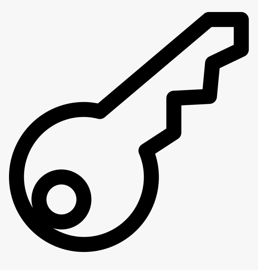 Key Outline - Key Svg Outline Icon, HD Png Download, Free Download