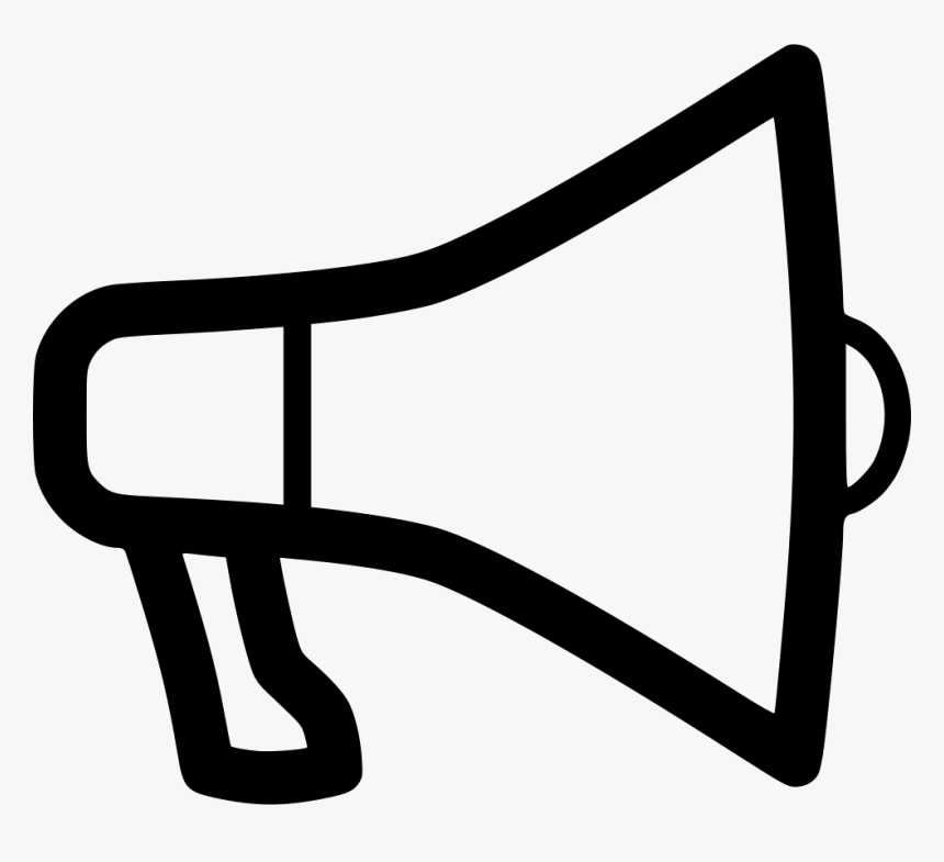 Megaphone Loudhailer Voice Svg Png Icon Free Download, Transparent Png, Free Download