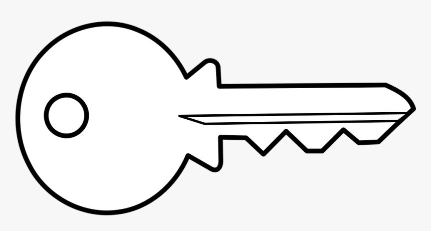 Key, Access, Open, Unlock, Key Bit, Security - White Key Vector Png, Transparent Png, Free Download