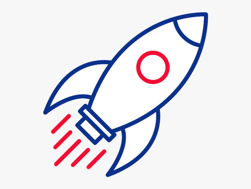Rocket Png Outline - Rocket Line Icon, Transparent Png, Free Download