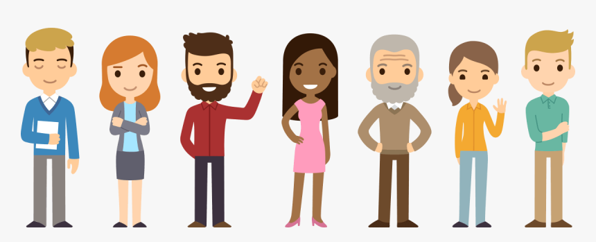 Transparent Injury Png - Simple Cartoon Characters People, Png Download, Free Download