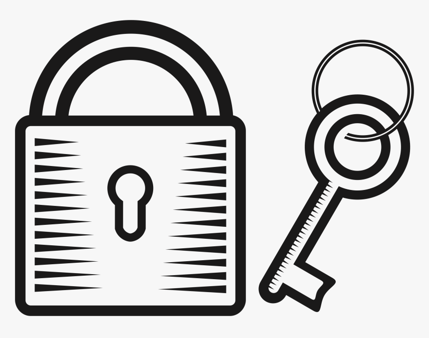 Padlock And Key Clipart - Lock And Key Clipart, HD Png Download, Free Download