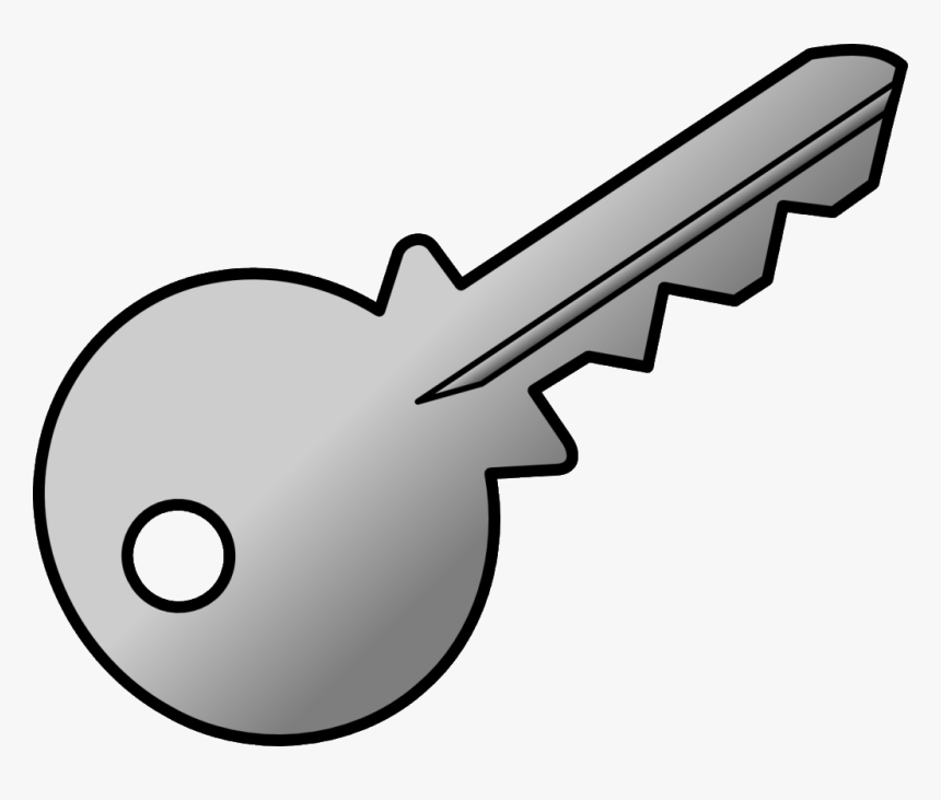 Lock Clipart Outline - Key Clipart, HD Png Download, Free Download