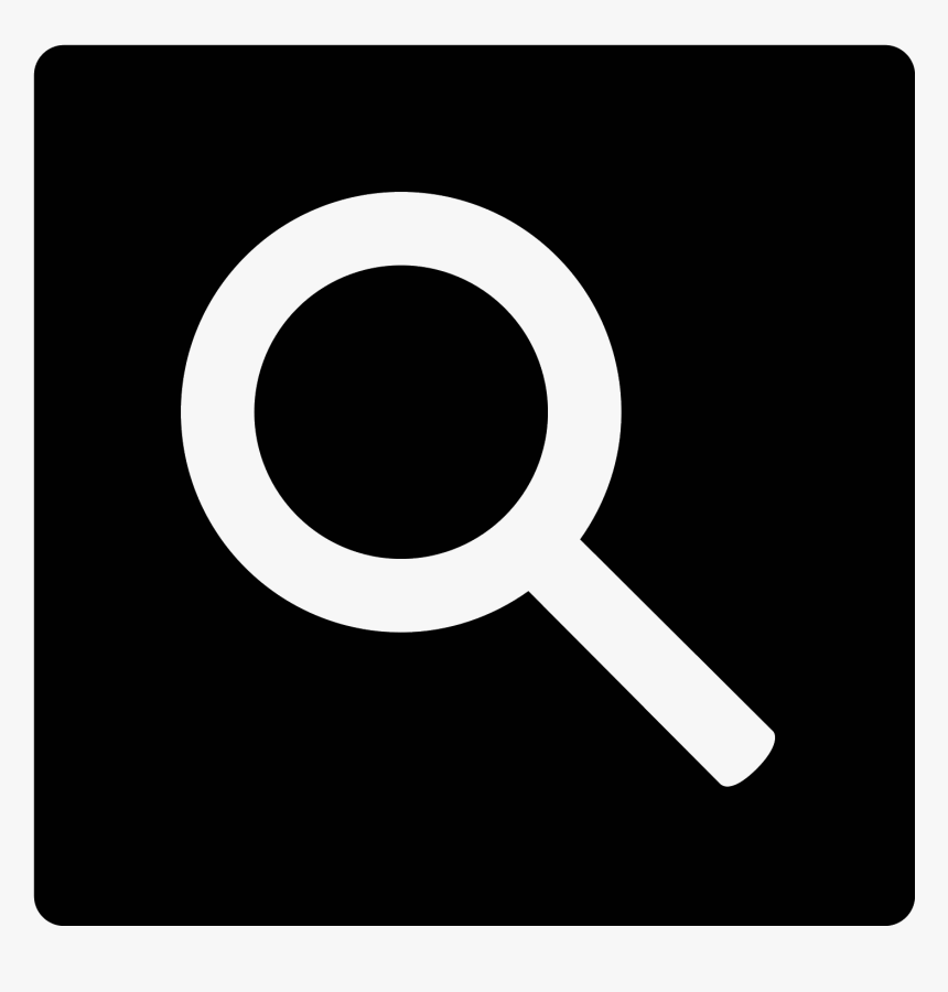 White Magnifying Glass Icon Png, Transparent Png, Free Download